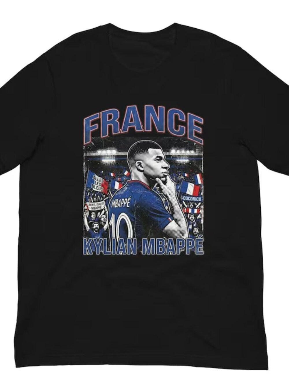 Kylian Mbappé France World Cup T-Shirt French Football Graphic Tee  276